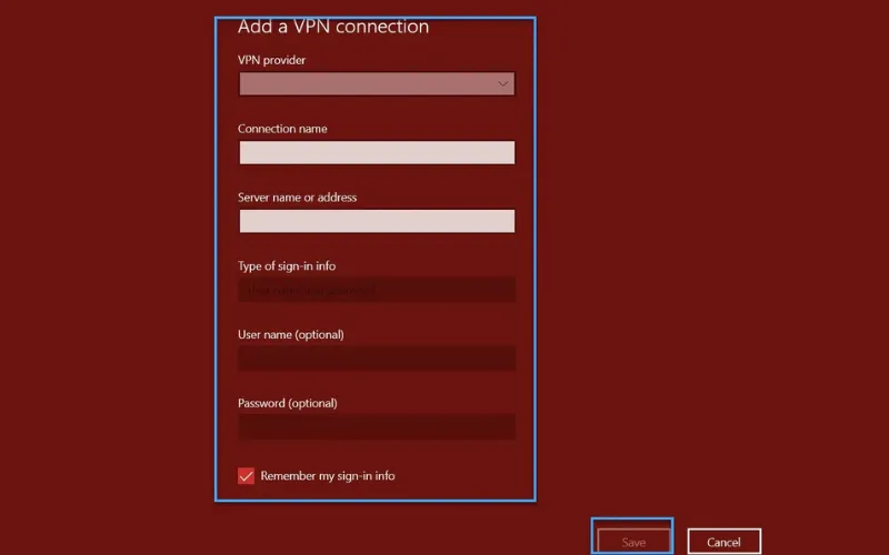 Cách đổi VPN trên laptop chạy Windows 11